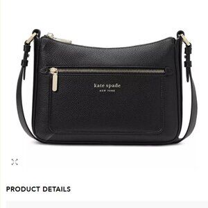 Kate Spade Black Leather Crossbody Bag